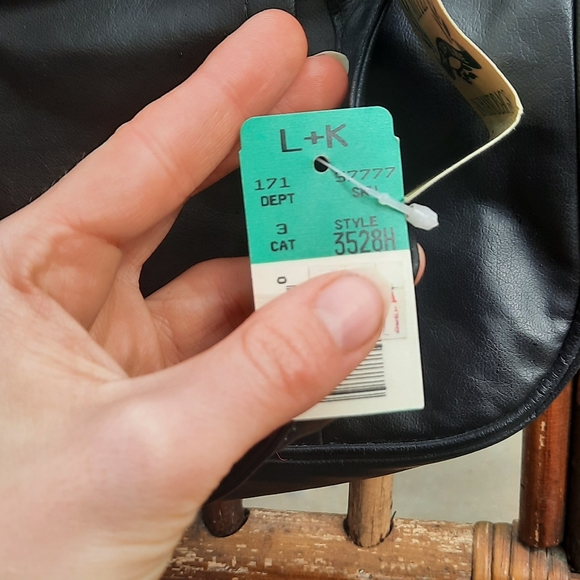 🆕️ Black Mitzi Vintage Leather Handbag Purse - Picture 13 of 14